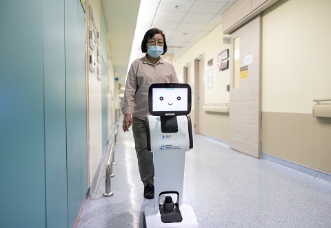 Changi General Hospital introduces three robots to augment its care team at the Emergency Department